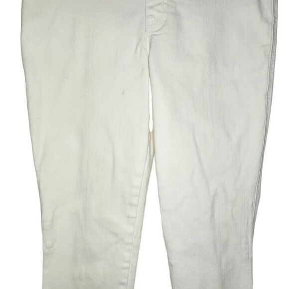 Spanx Women Jeans, White Stretchy Pull-On Skinny Jeggings, Sz Small - Picture 7 of 11